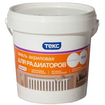 Эмаль термостойкая для радиаторов (0.4л) ТЕКС
