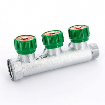 Коллектор FAR 3/4″x1/2″ на 3 выхода "евроконус" (ВР-НР) FK38223412