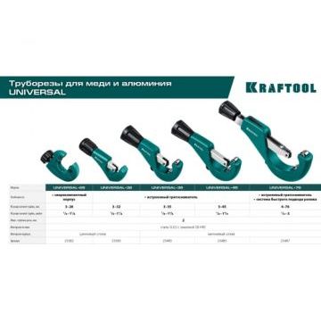 Труборез для труб из цветных металлов KRAFTOOL 3-67 мм