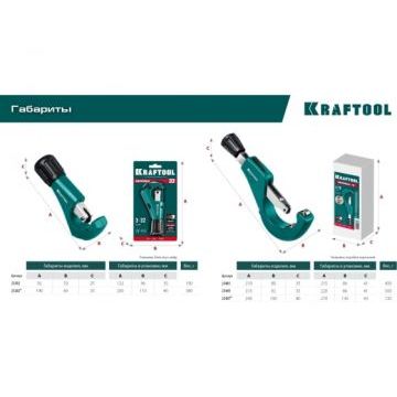 Труборез для труб из цветных металлов KRAFTOOL 3-67 мм