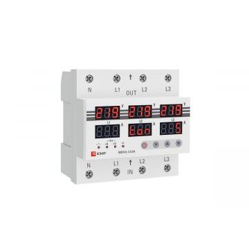 Реле напряжения с контролем тока MRVA-3 63A EKF Реле напряжения с контролем тока MRVA-3 63A EKF