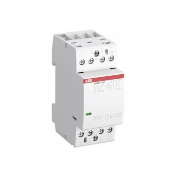Контактор ESB25-40N-01 модульный (25А АС-1 4НО) катушка 24В AC/DC ABB Контактор ESB25-40N-01 модульный (25А АС-1 4НО) катушка 24В AC/DC ABB