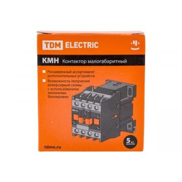 Контактор КМН-11210 12А 230В/АС3 1НО TDM Контактор КМН-11210 12А 230В/АС3 1НО TDM