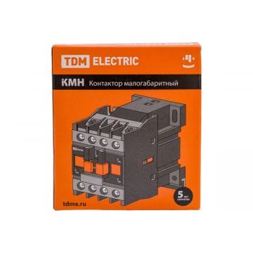 Контактор КМН-11210 12А 230В/АС3 1НО TDM Контактор КМН-11210 12А 230В/АС3 1НО TDM