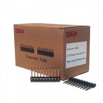 Гвозди по бетону Toua CN EG bullet point 2,7х35мм (1000шт)