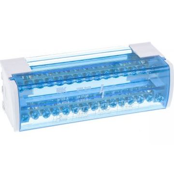 Шина на DIN-рейку в корпусе (кросс-модуль) ШНК 2х15 L+PEN IEK