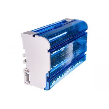 Шина на DIN-рейку в корпусе (кросс-модуль) ШНК 4х15 3L+PEN IEK