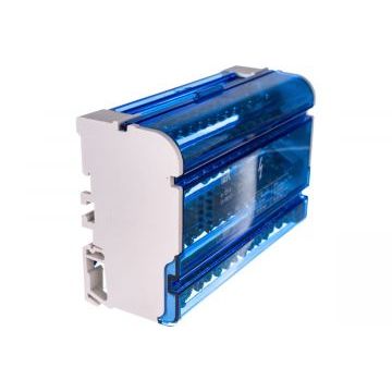 Шина на DIN-рейку в корпусе (кросс-модуль) ШНК 4х15 3L+PEN IEK