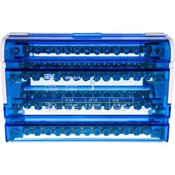Шина на DIN-рейку в корпусе (кросс-модуль) ШНК 4х15 3L+PEN IEK