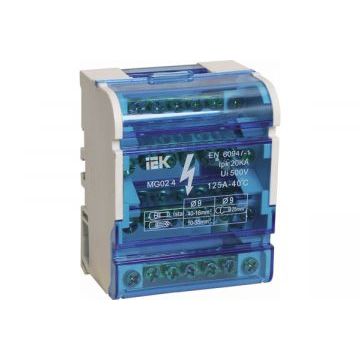 Шина на DIN-рейку в корпусе (кросс-модуль) ШНК 4х7 3L+PEN IEK
