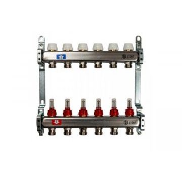 Коллекторная группа для теплого пола STOUT 1*x3/4х6 вых