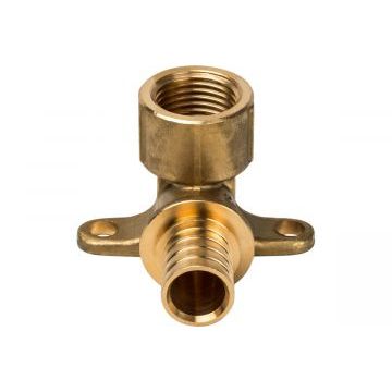 Угольник настенный с креплением 20xRp 1/2″ STOUT