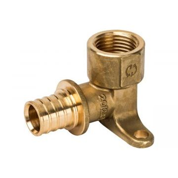 Угольник настенный с креплением 20xRp 1/2″ STOUT