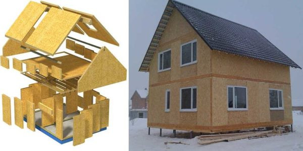 Строительство дома из СИП-панелей при заказе домокомплекта похоже на игру в конструктор