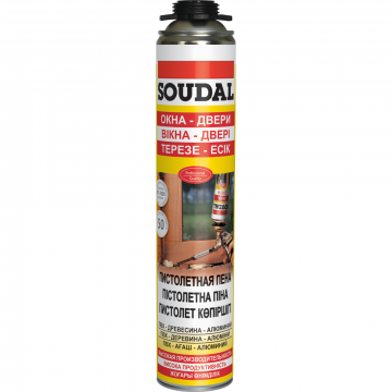 Пена монтажная SOUDAL Yellow профессиональная 750 мл Пена монтажная SOUDAL Yellow профессиональная 750 мл