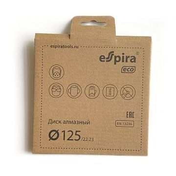 Диск алмазный Espira US-118 Eco универсальный 125х1,2х22,23 Диск алмазный Espira US-118 Eco универсальный 125х1,2х22,23